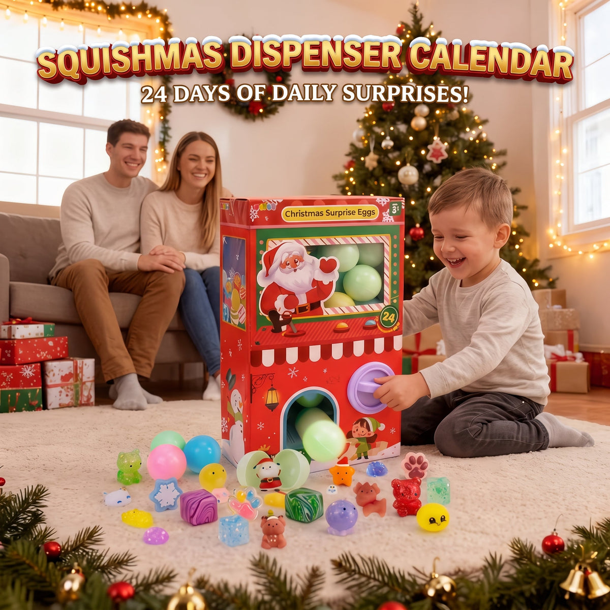 Squishmas Dispenser Calendar