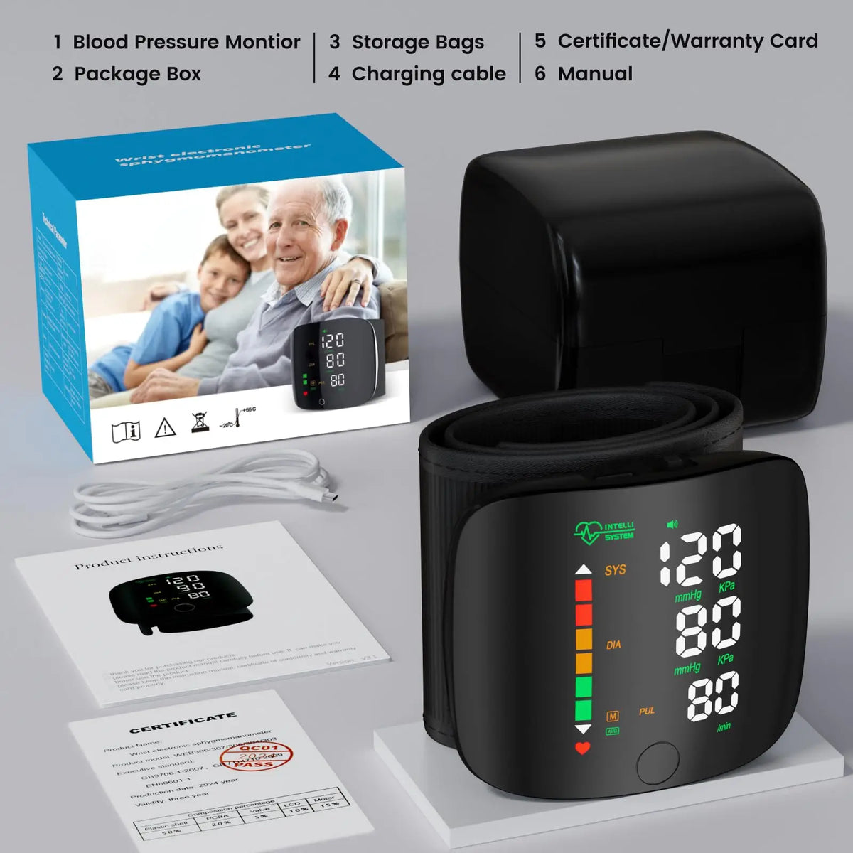 QuickCare Wrist BP Monitor