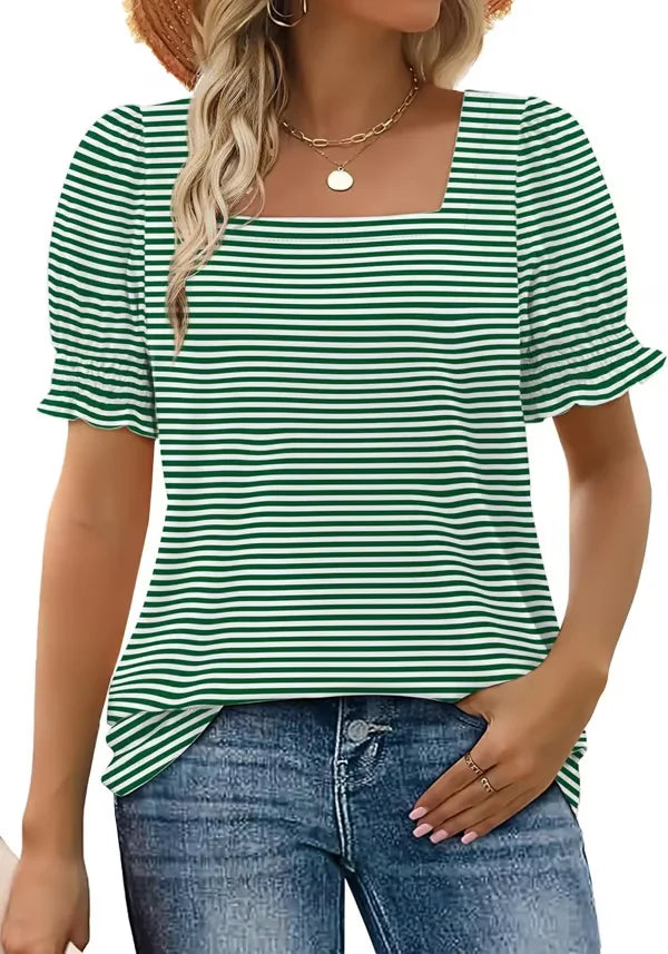 Gaia - Square Neck Top
