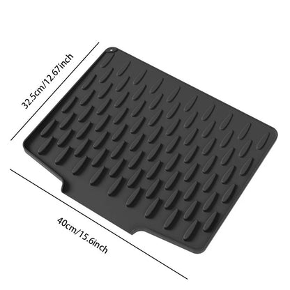 No-Spill Kitchen Drying Mat