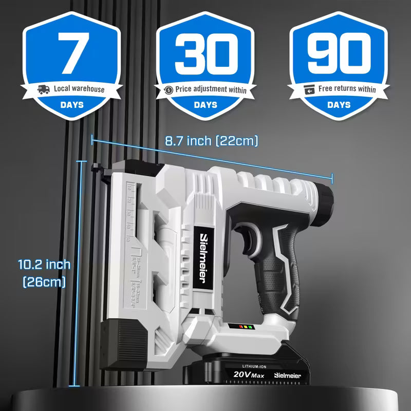 Cordless 2-in-1 Nail & Staple Gun (20V / 4V)