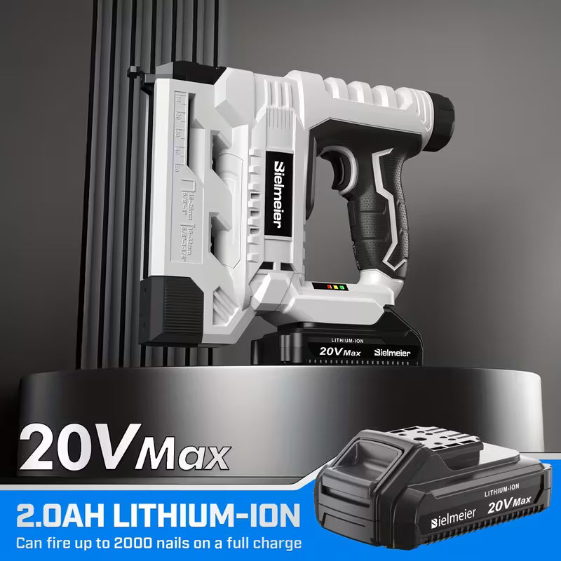 Cordless 2-in-1 Nail & Staple Gun (20V / 4V)
