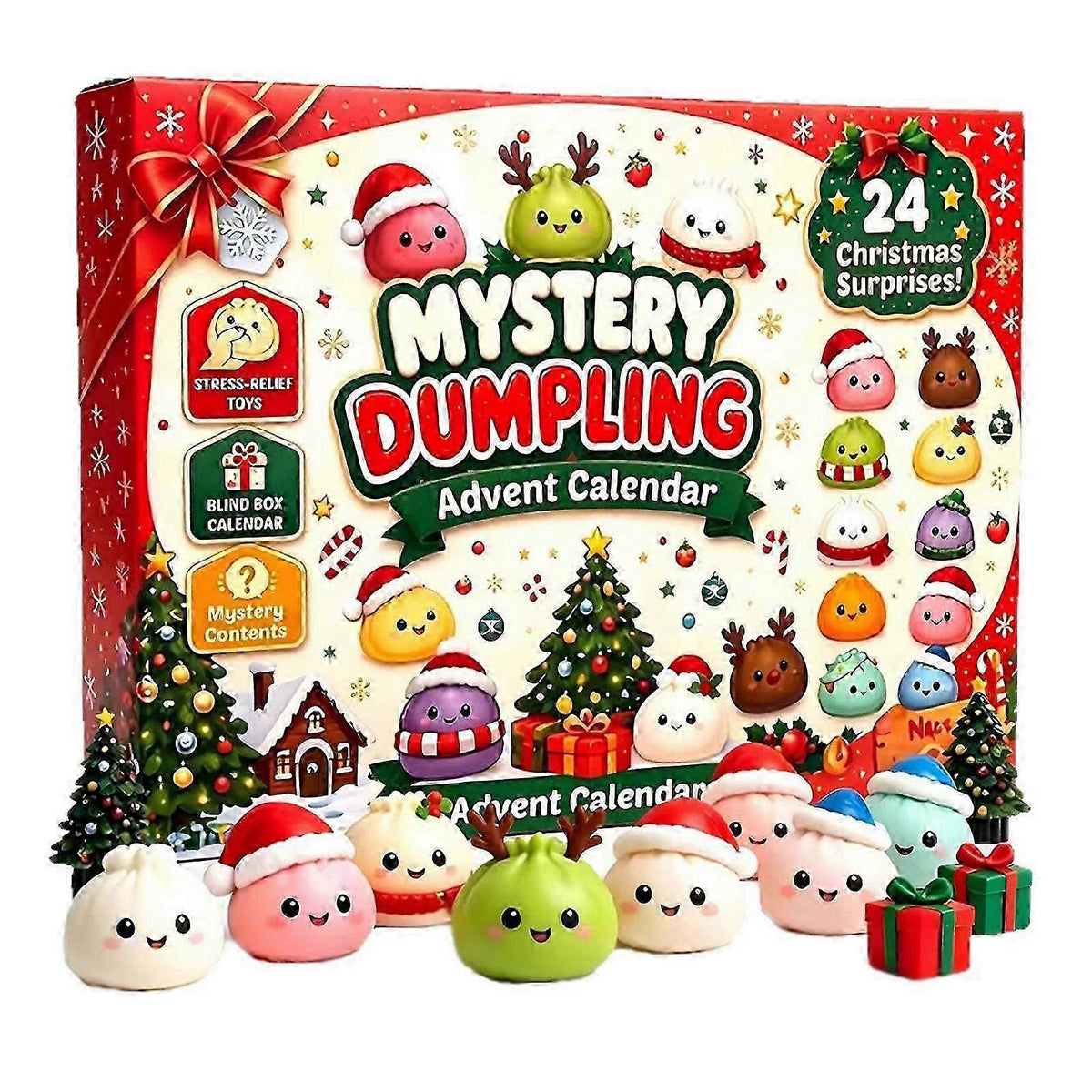 Christmas Dumpling Advent Calendar 2026 – 24-Day Stress Relief Surprise Set