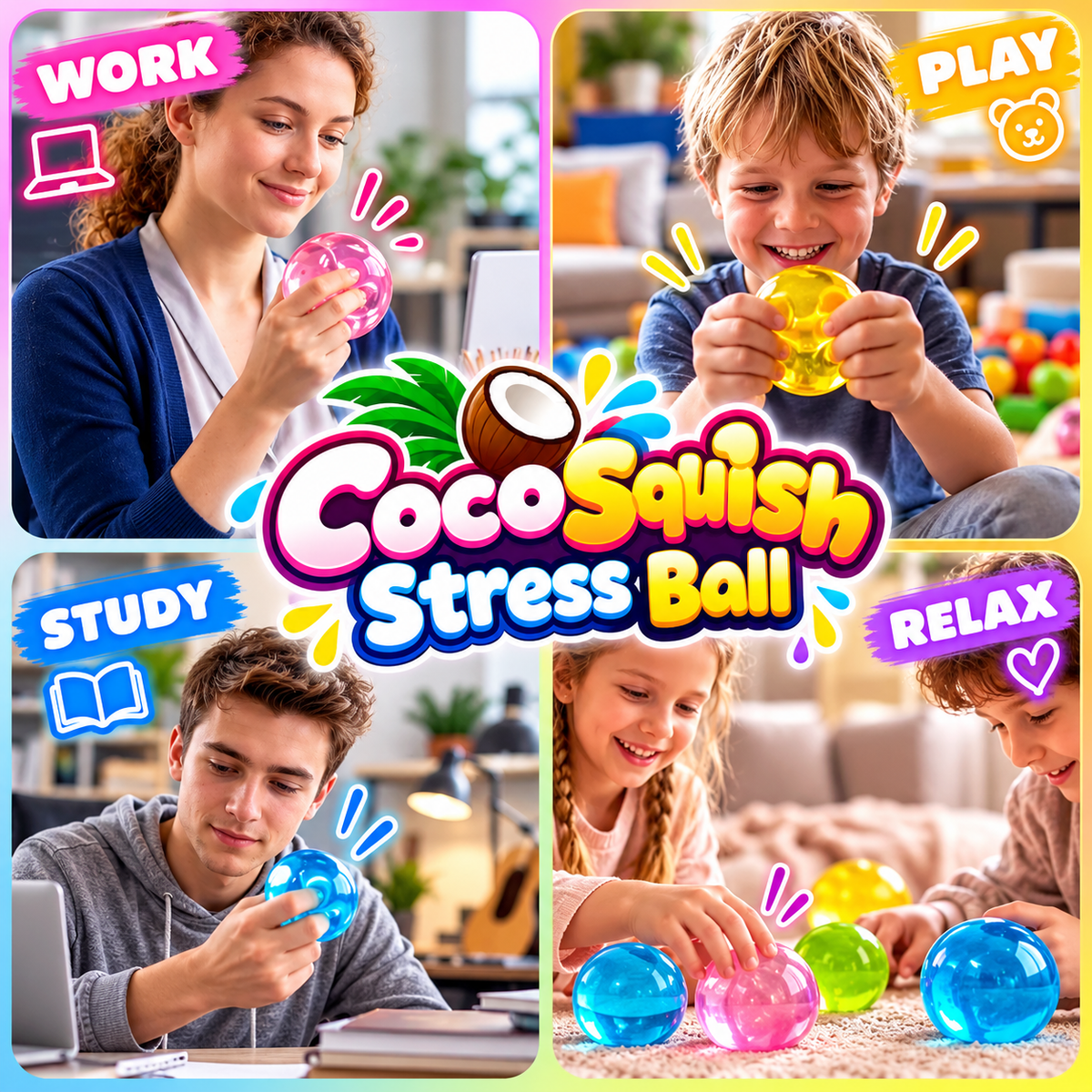 CocoSquish Stress Ball