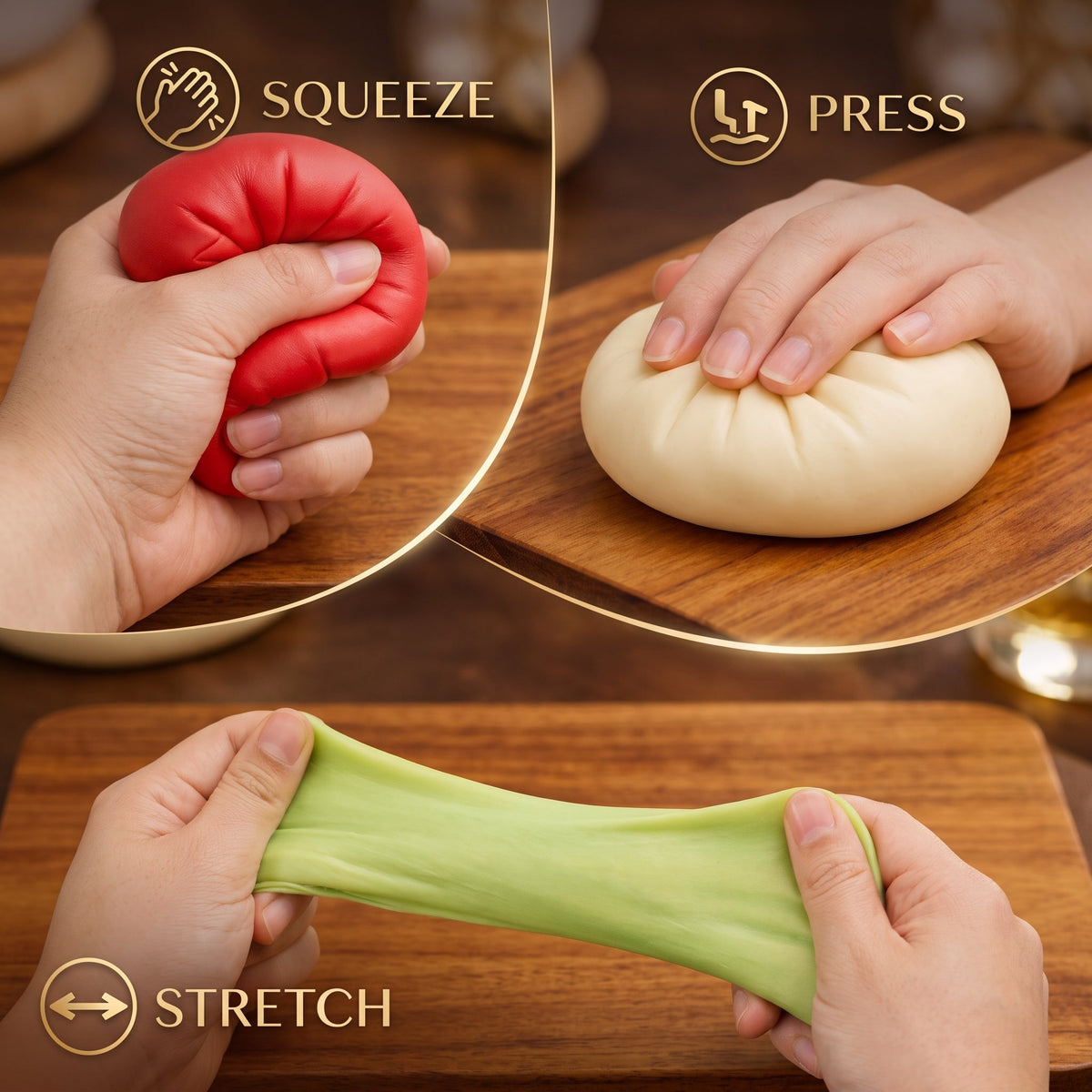 Vifinix Mystery Dumpling Squishies (3-Pack)