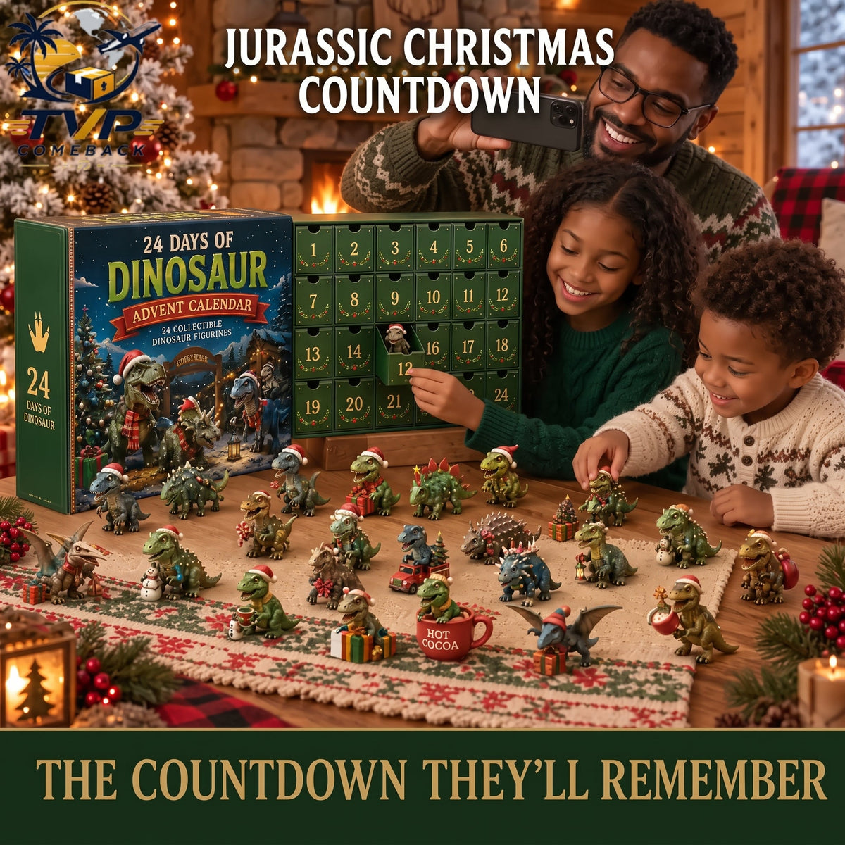 Jurassic Christmas Countdown