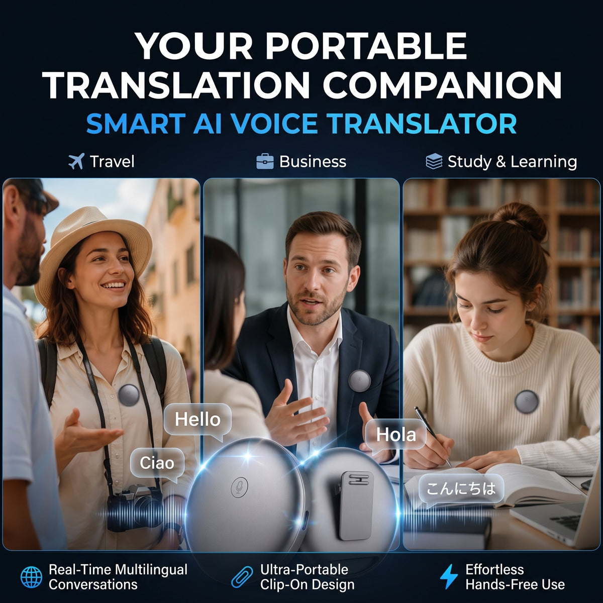 Smart AI Voice Translator