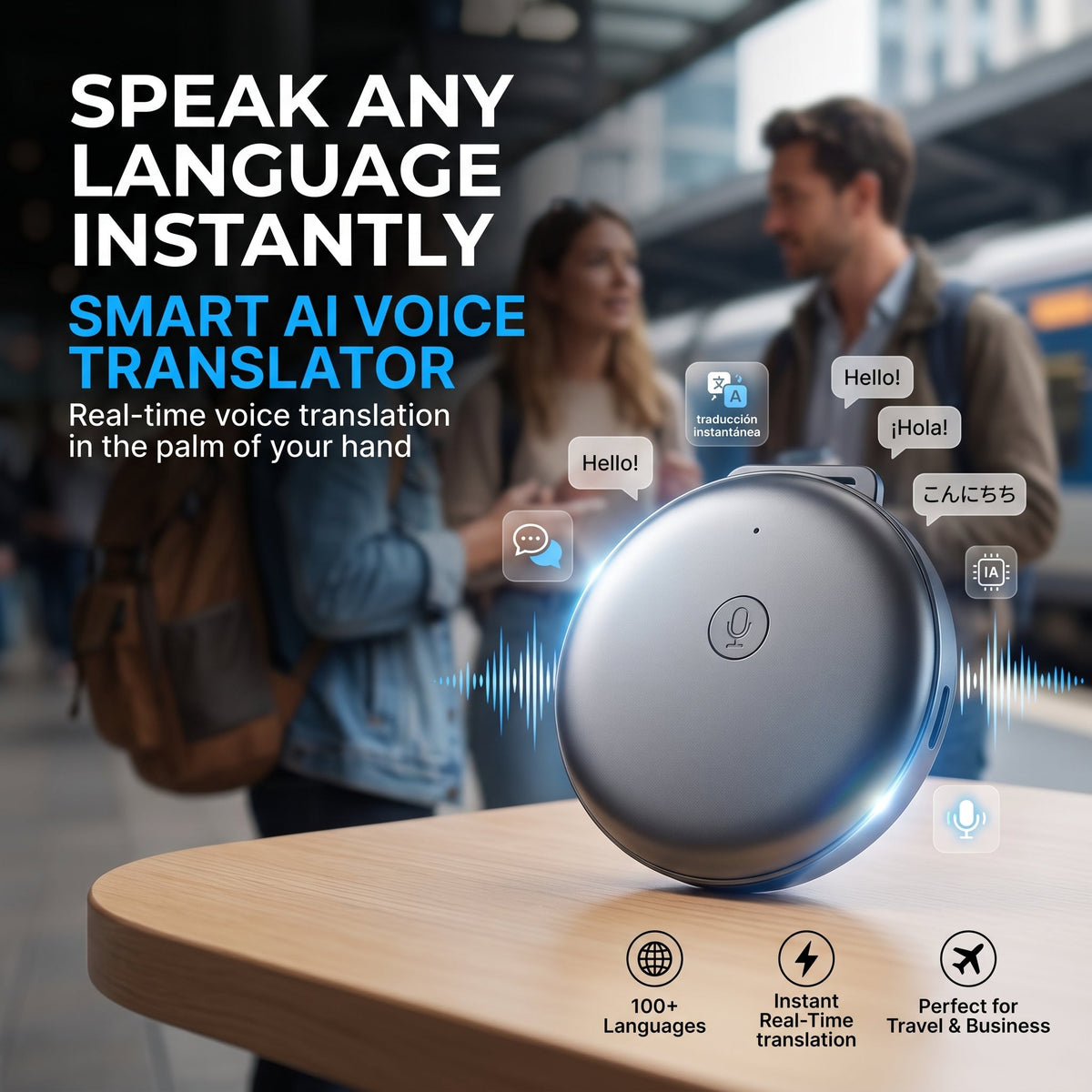 Smart AI Voice Translator