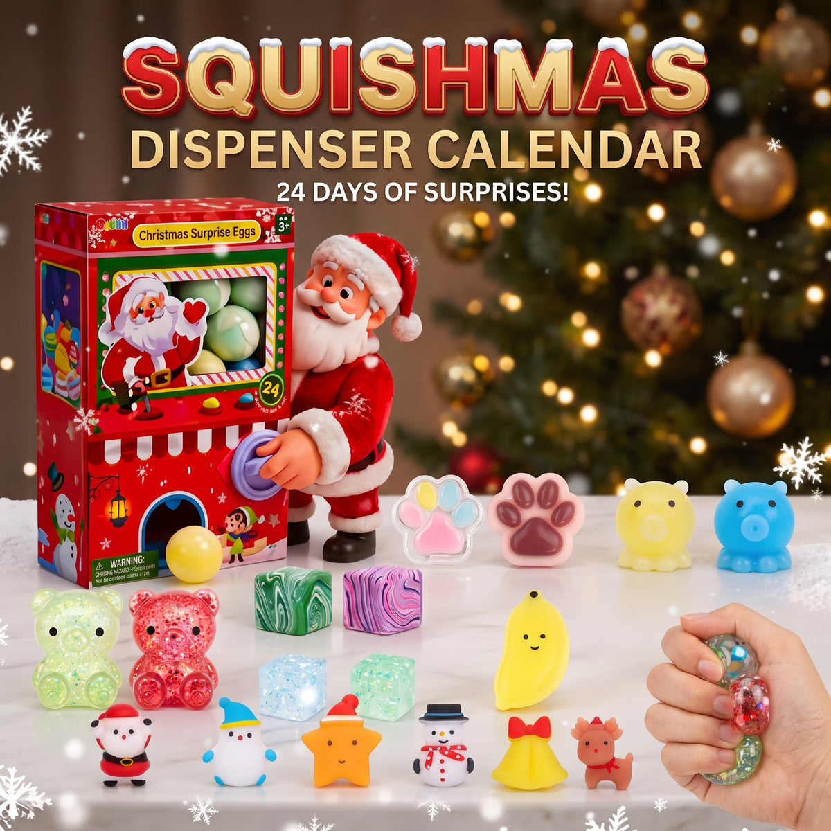 Squishmas Dispenser Calendar