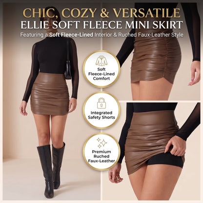 Ellie - Soft Fleece Mini Skirt