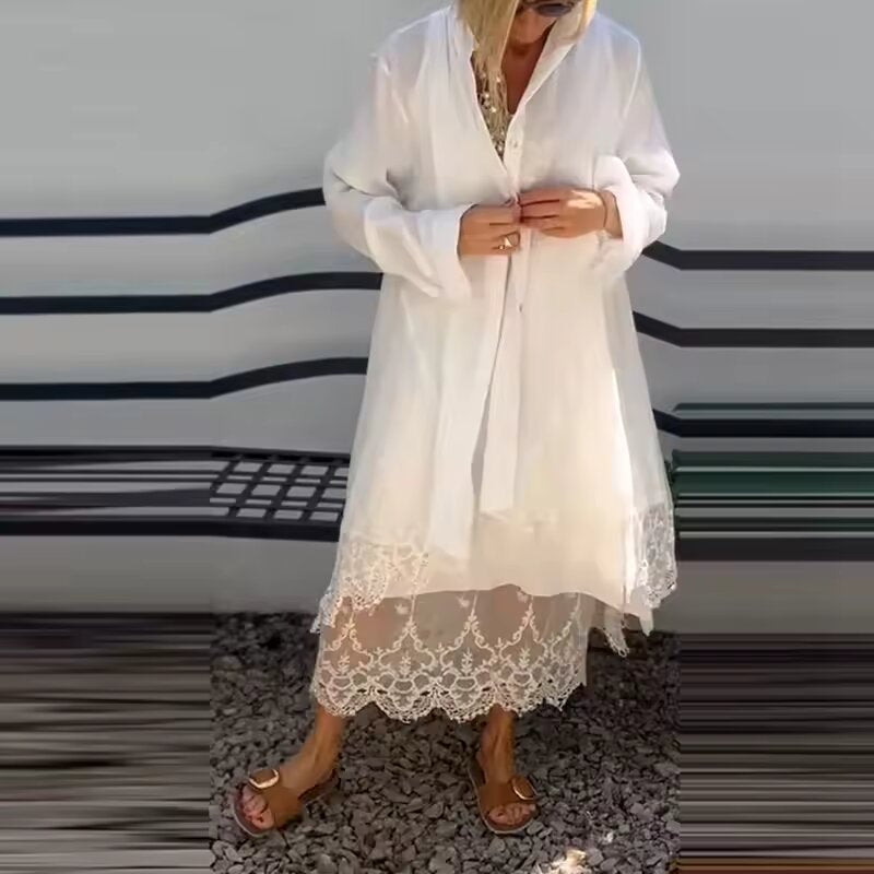 Aria - Lace Dress Set - 2Pc Outfits