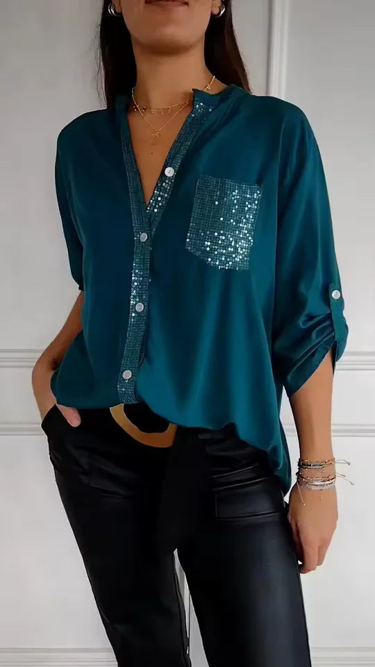 Adele - Sequin Blouse