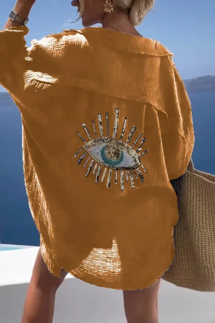 BeachBreeze Sequin Shirt