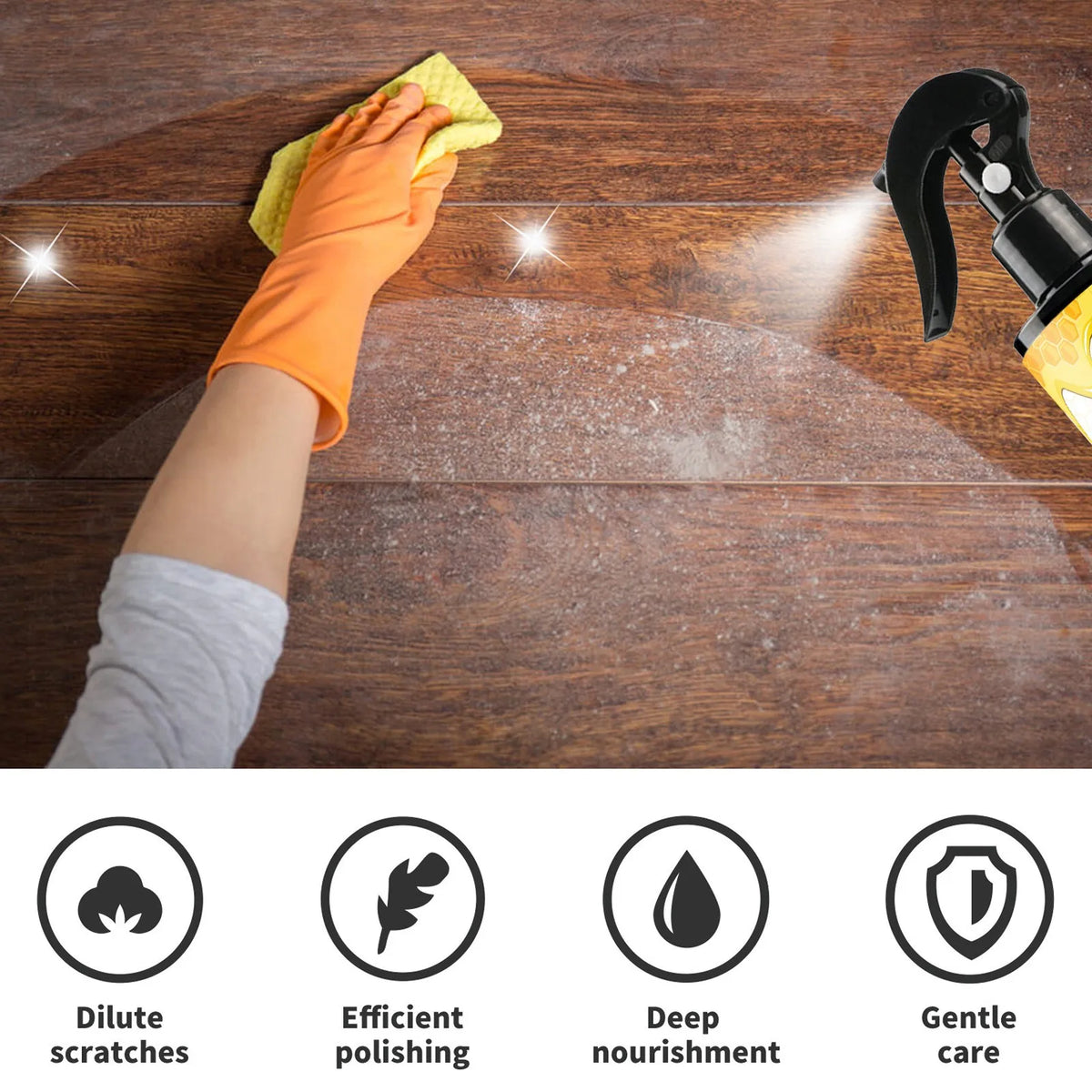 (1 + 1 Free) Beewax ShineUp: Ultimate Wood Polish