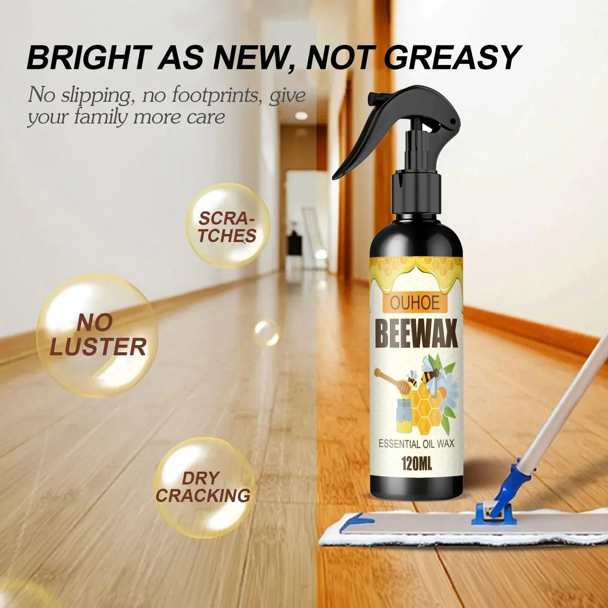 (1 + 1 Free) Beewax ShineUp: Ultimate Wood Polish