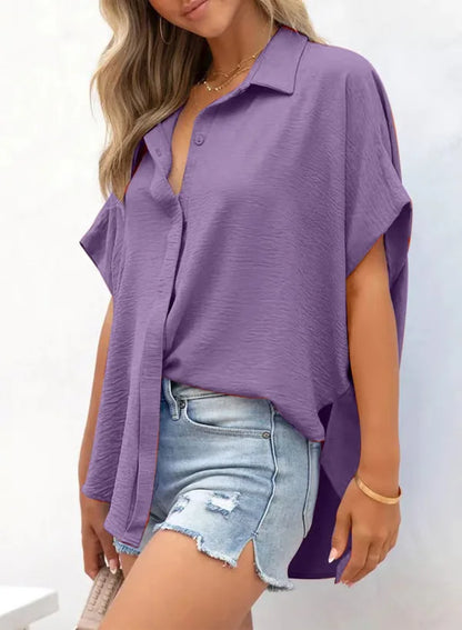 Lucy - Short Sleeve Blouse