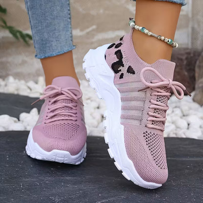 Claire Shoes — Women’s Lightweight Athletic Running Sneakers, Breathable Platform Design