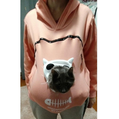 Cat Lovers Hoodie Cuddle Pouch
