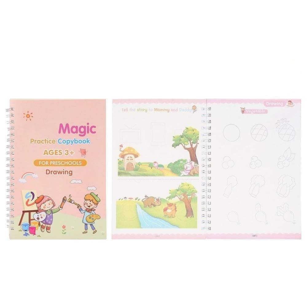 Children's Magic Books 3D Calligraphy Copybooks