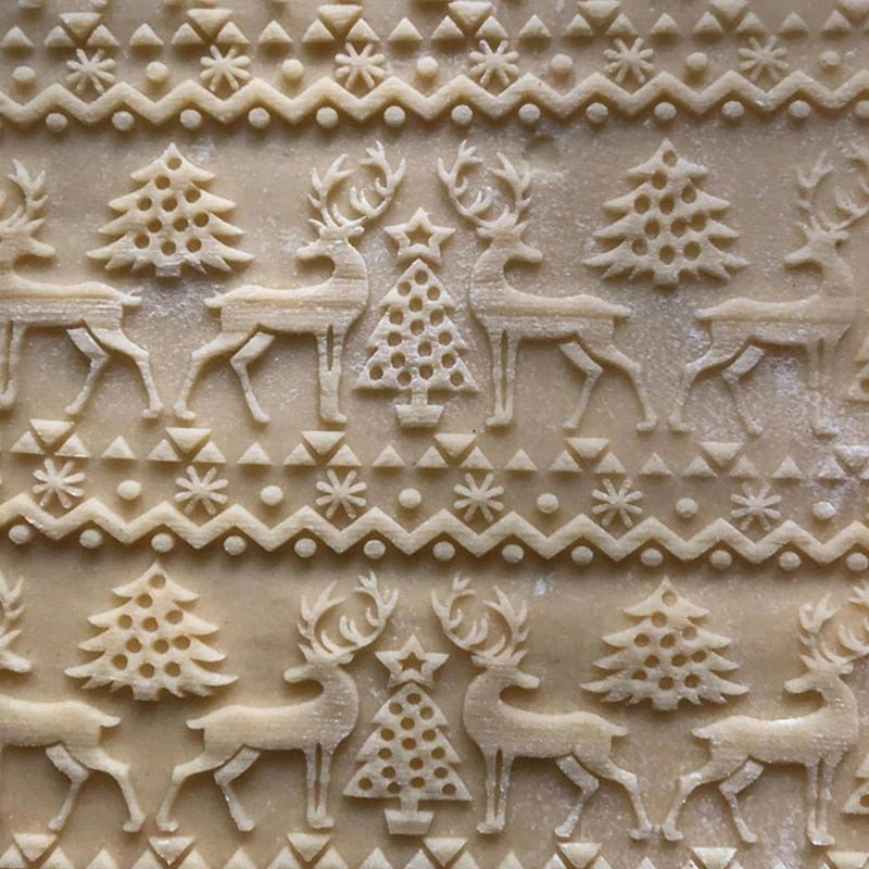 Christmas 3D Rolling Pin