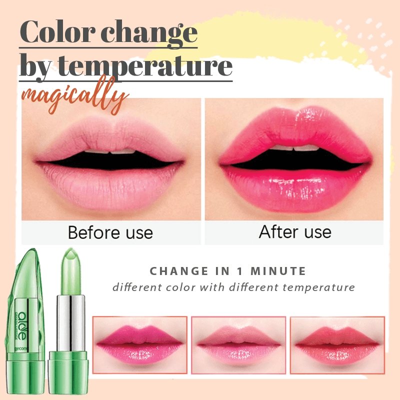 (1 + 1 Free) Color Changing Aloe Vera Lip Balm
