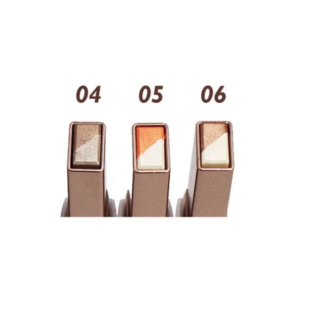 Double Color Glitter Eye shadow Stick