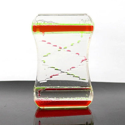 Floating Liquid Hourglass
