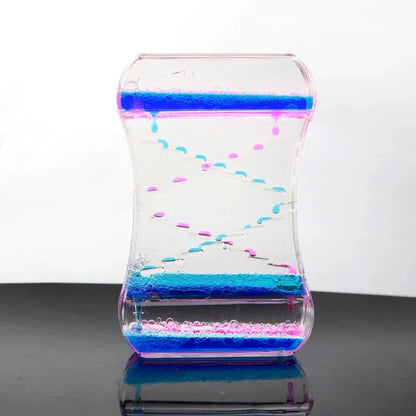 Floating Liquid Hourglass