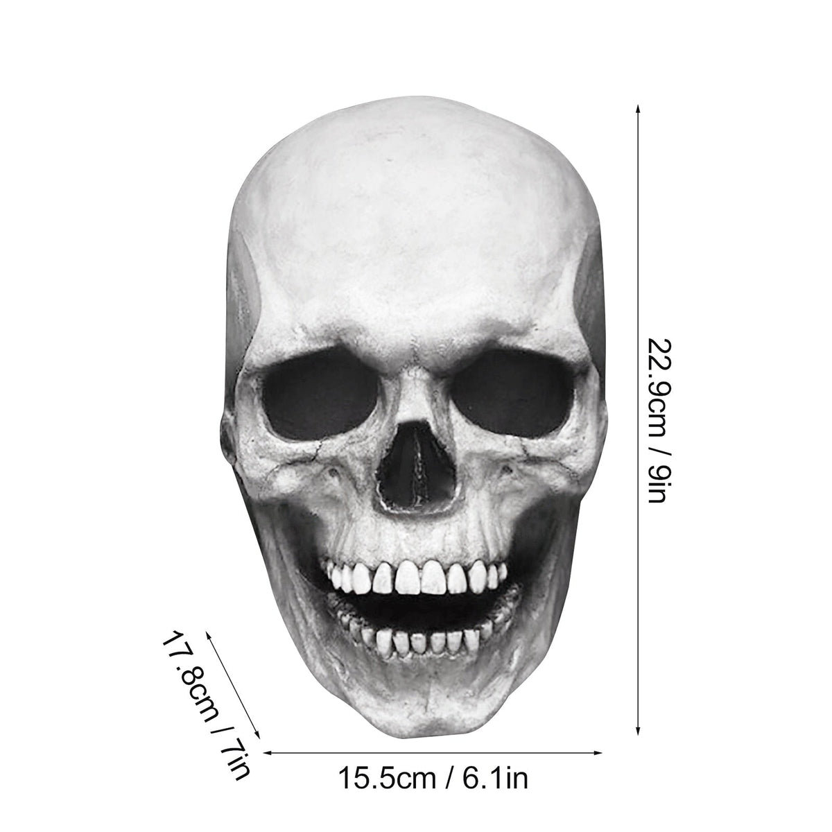 Full head skull mask