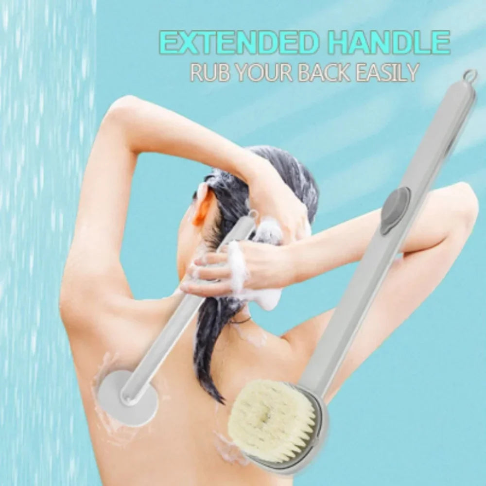 (1 + 1 Free)Ultimate ShowerBrush with Soap Dispenser