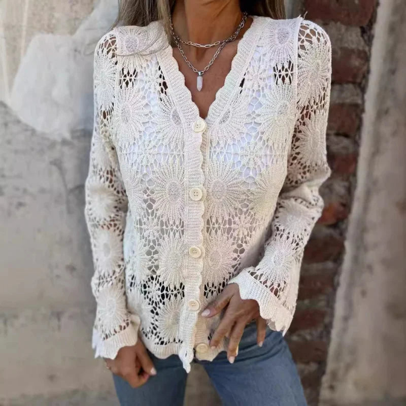 Lia - Lace Cardigan