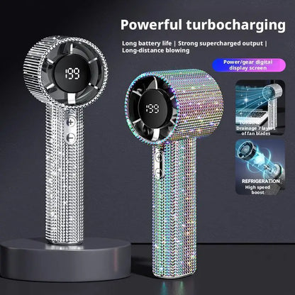 Diamond Breeze Handheld Fan
