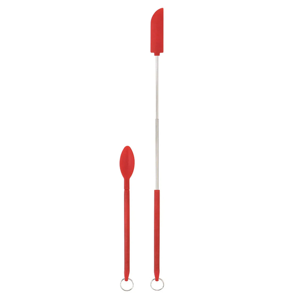 Mini Silicone Jar Spatulas Set