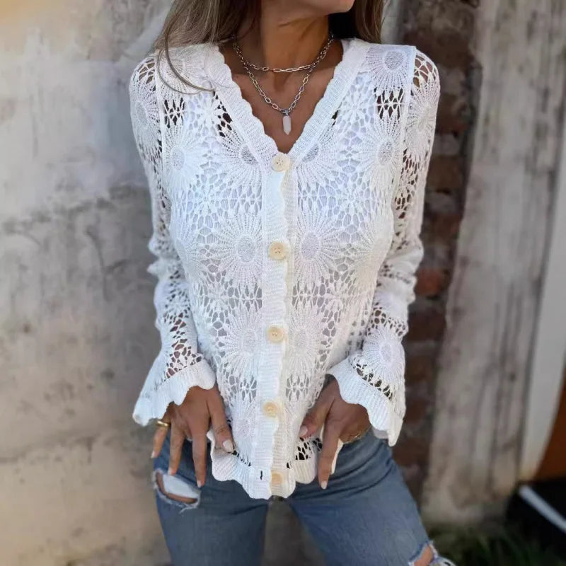 Lia - Lace Cardigan