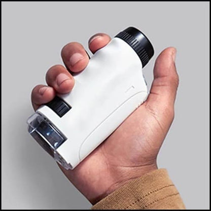 KiddyScope™ Portable Pocket Microscope with Adjustable 60-120x zoom