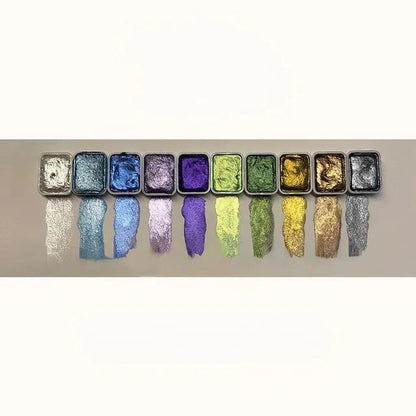 LustrousArt: Pearlescent Gouache Pigments
