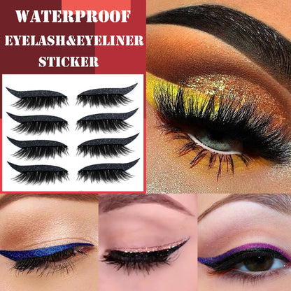 Reusable Eyeliner & Lashes Stickers