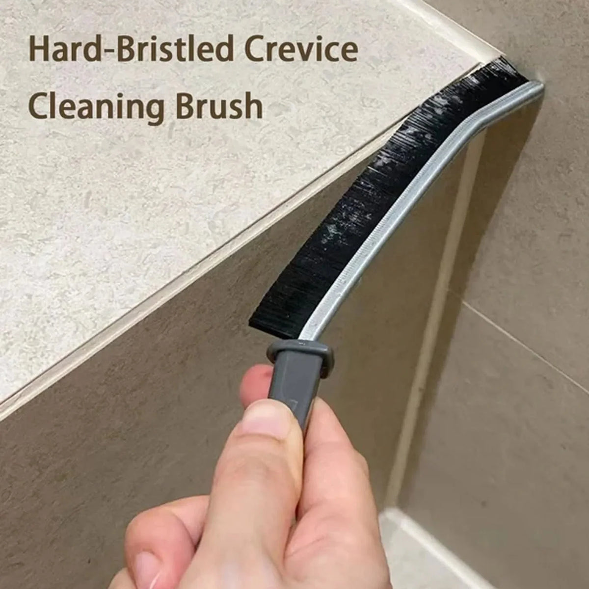 Stiff Bristle Crevice Cleaning Brush